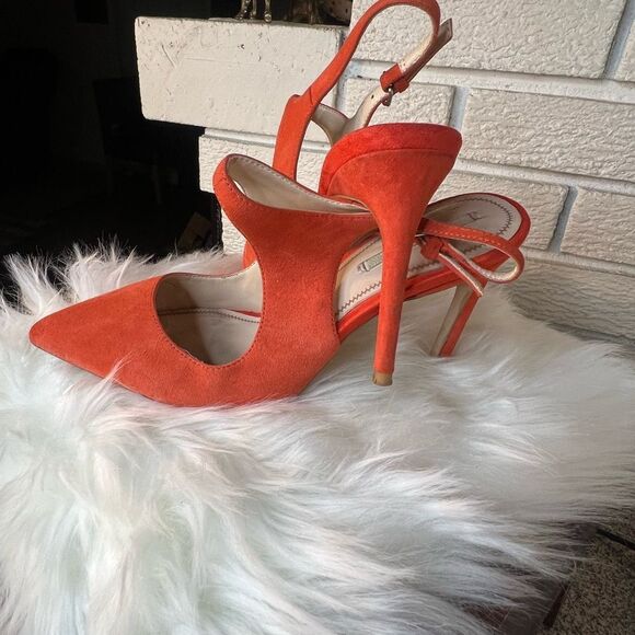 Zara Orange Swing Back Shoes - Picture 13 of 14